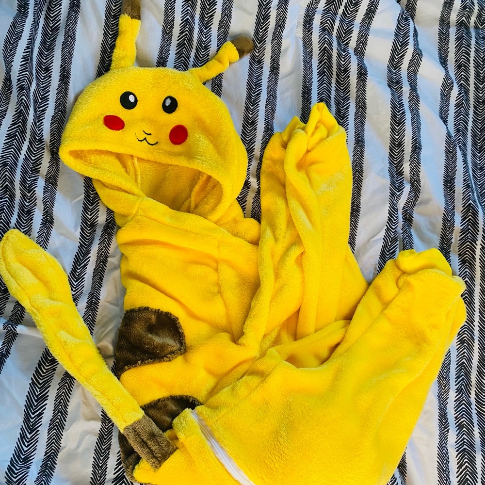 Toddler pikachu costume